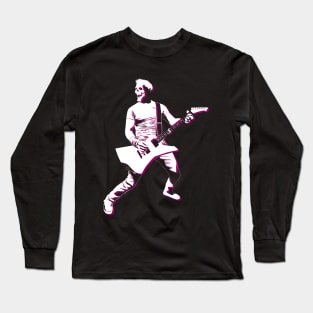 Heavy Metal Guitar Player Long Sleeve T-Shirt